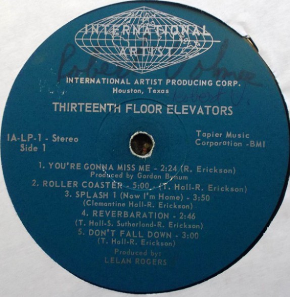 13th Floor Elevators The Psychedelic Sounds Of Lp