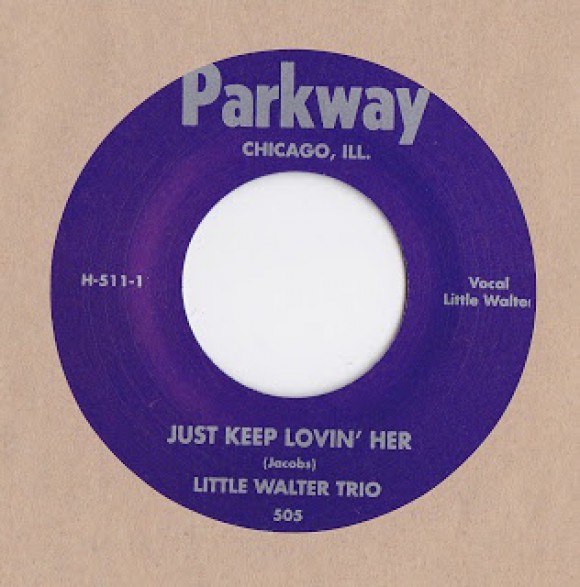 LITTLE WALTER TRIO "JUST KEEP ON LOVIN' HER" 7"