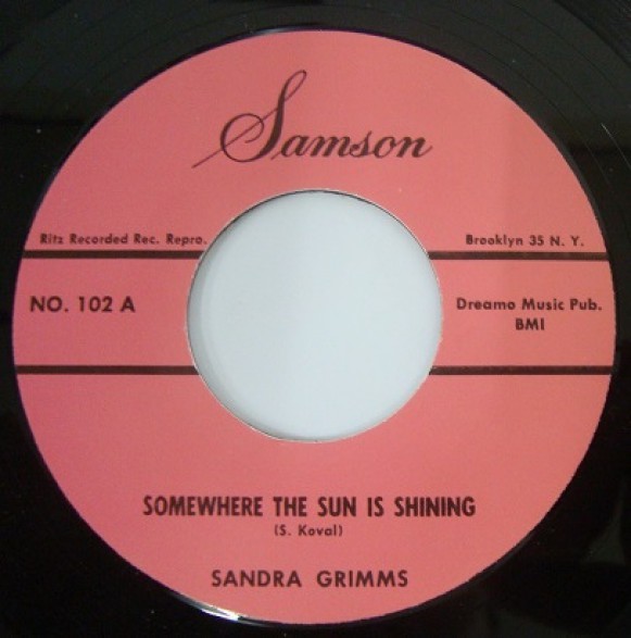 SANDRA GRIMMS "HALLELUJAH R'N'R" 7"