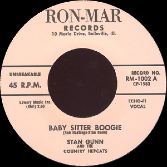 STAN GUNN "BABY SITTER BOOGIE" b/w JACK RIVERS "CALL ON ME" 7"