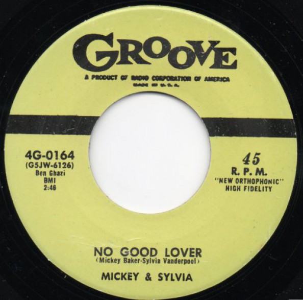 MICKEY & SYLVIA "NO GOOD LOVER/WALKIN IN THE RAIN" 7"
