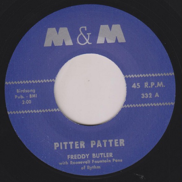 FREDDY BUTLER "PITTER PATTER / BOOGIE TWIST" 7"