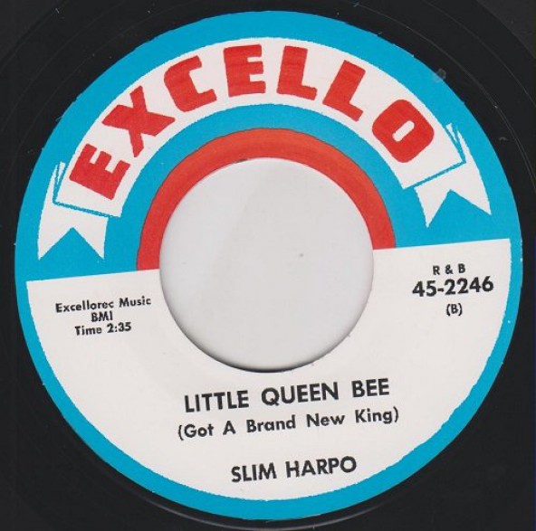 SLIM HARPO "LITTLE QUEEN BEE / I NEED MONEY" 7"