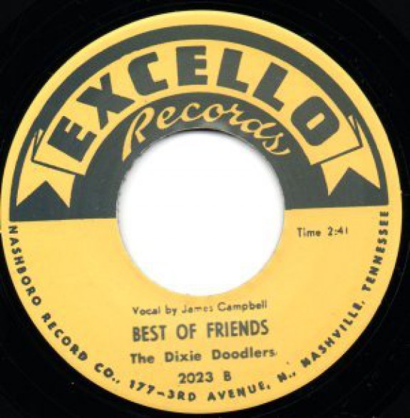 DIXIE DOODLERS "SHE WAS ALL I HAD / BEST OF FRIENDS" 7"