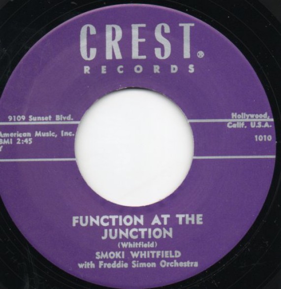 Smoki Whitfield & Freddie Simon Orchestra "Function At The Junction / Take The Hint" 7"