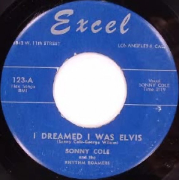 SONNY COLE "I Dreamed I Was Elvis / Curfew" 7"