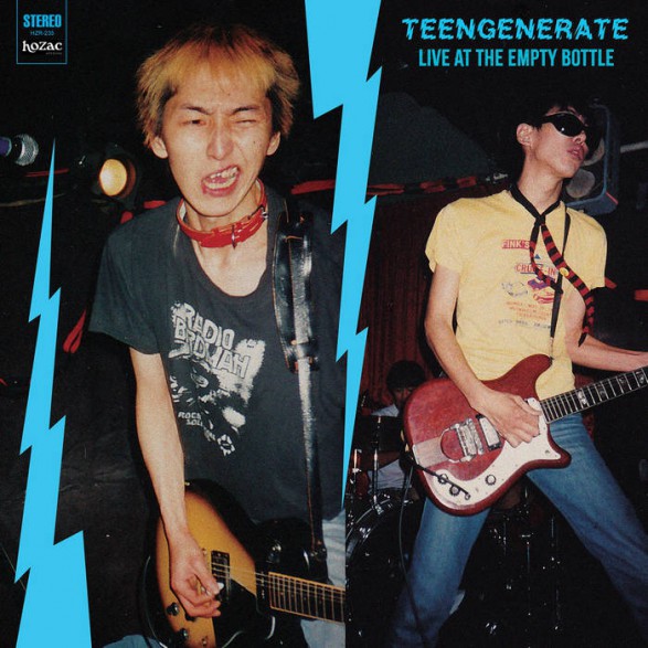 TEENGENERATE "Live At The Empty Bottle" LP (blue vinyl)