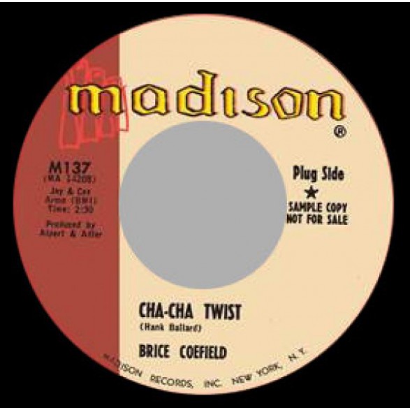 BRICE COEFIELD "CHA CHA TWIST/ TEMPTED" 7" 