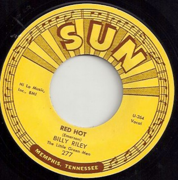 BILLY RILEY "RED HOT / PEARLY LEE" 7"