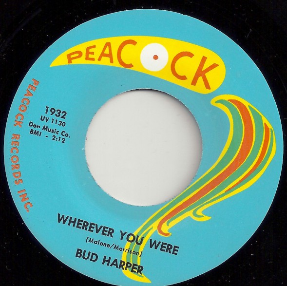 BUD HARPER "WHEREVER YOU WERE / LET IT RAIN" 7"