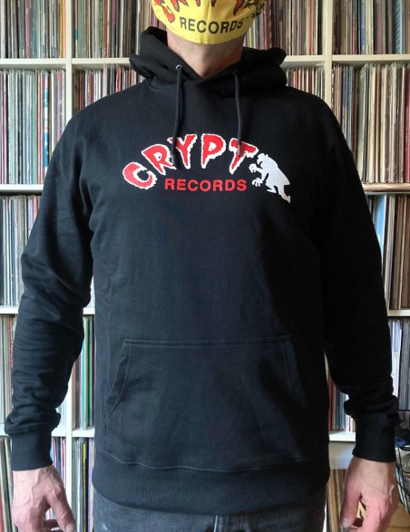 BLACK CRYPT HOODIE