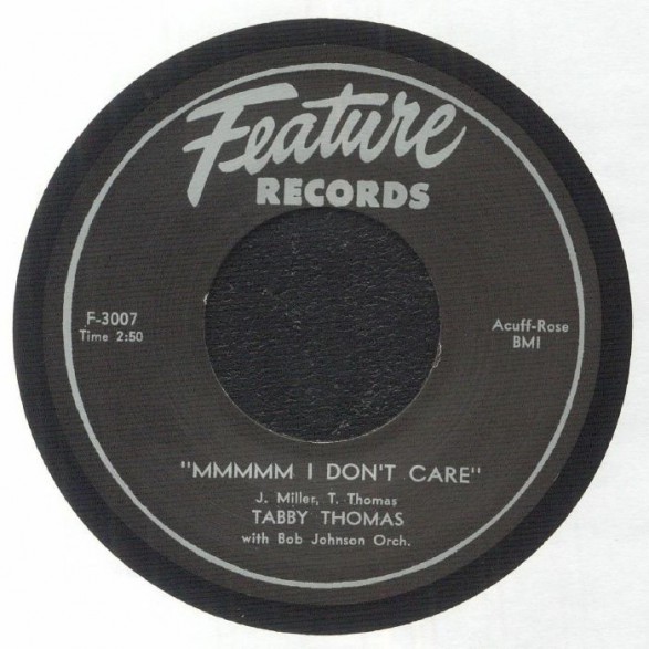 TABBY THOMAS "MMMMM I DON’T CARE / TOMORROW" 7"