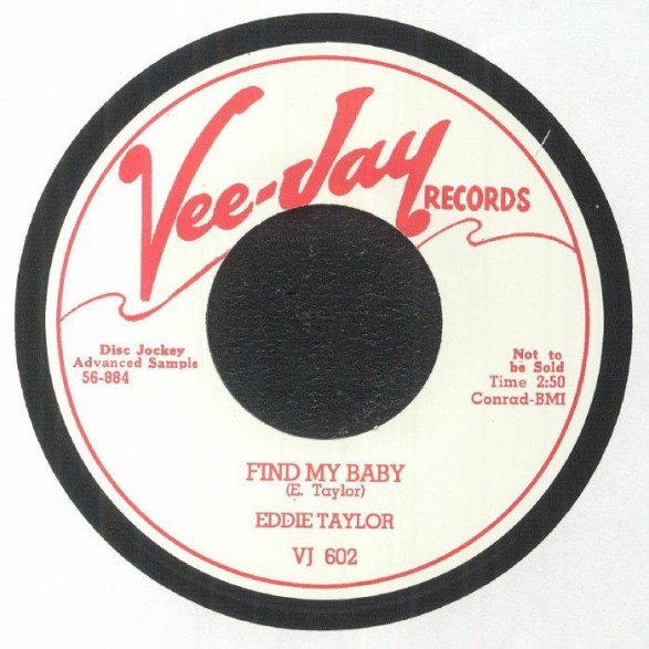 EDDIE TAYLOR "STROLL OUT WEST / FIND MY BABY" 7"