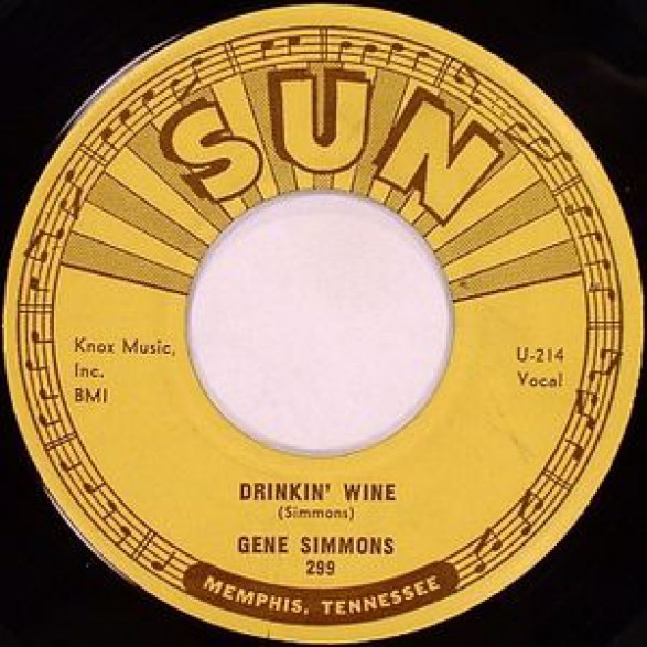 GENE SIMMONS "DRINKIN’ WINE / I DONE TOLD YOU" 7"