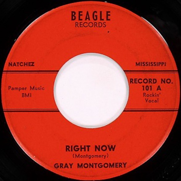 GRAY MONTGOMERY "Right Now / It's All Right" 7"