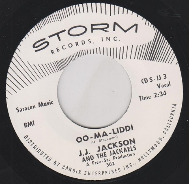 J.J. JACKSON "OO MA LIDDI / LET THE SHOW BEGIN" 7"