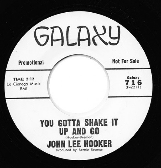 JOHN LEE HOOKER "SHAKE IT UP AND GO / I LOST MY JOB" 7"