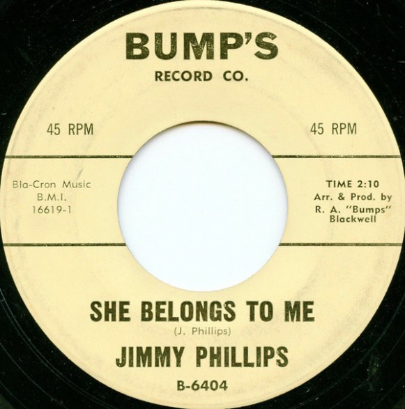 JIMMY PHILLIPS "SHE BELONGS TO ME / SHOW ME" 7"