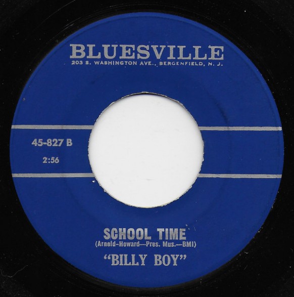 BILLY BOY "SCHOOL TIME / YOU’RE MY GIRL" 7"