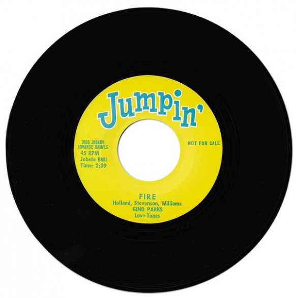 GINO PARKS "FIRE / FOR THIS I THANK YOU" 7"