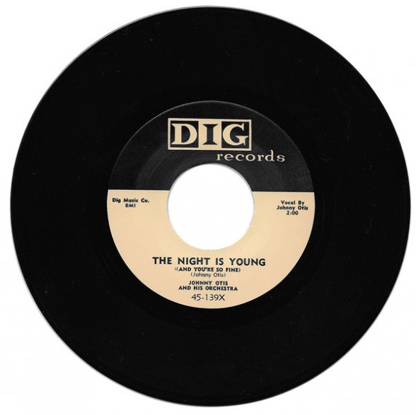 JOHNNY OTIS "THE NIGHT IS YOUNG / STOP, LOOK AND LOVE ME" 7"