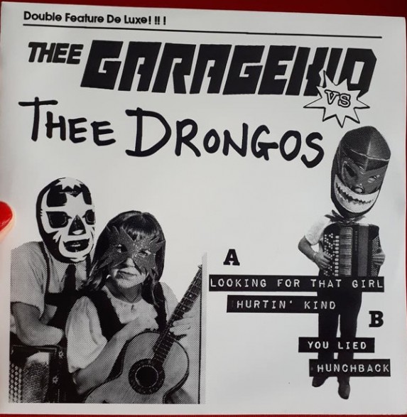 GARAGEKID VS DRONGOS "Double Feature De Luxe" 7"