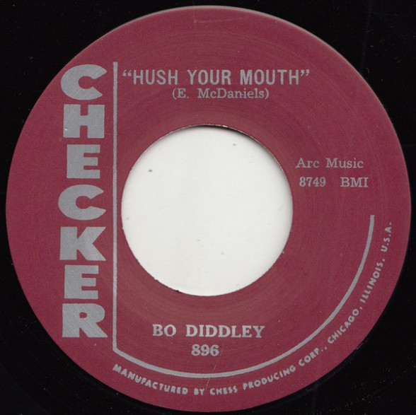 BO DIDDLEY "DEAREST DARLING / HUSH YOUR MOUTH" 7"