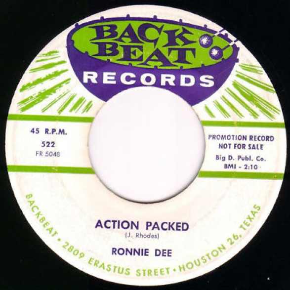 RONNIE DEE "Action Packed / I Make The Love" 7"