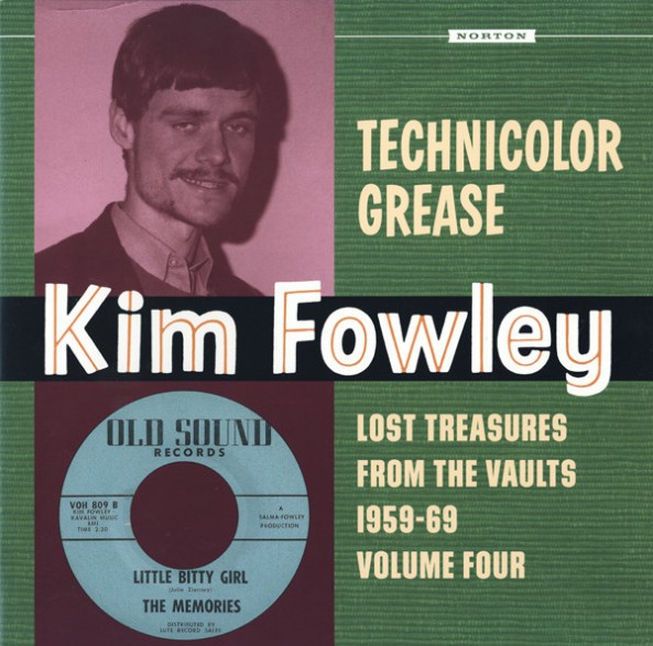 Kim Fowley "Technicolor Grease - Lost Treasures From The Vaults 1959-69 Volume Four" Gatefold LP