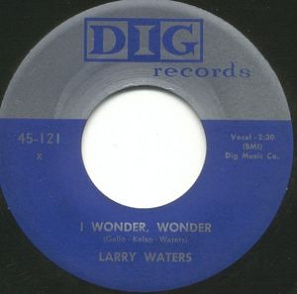 LARRY WATERS "I WONDER, WONDER" / PRESTON LOVE "COUNTRY BOOGIE" 7"