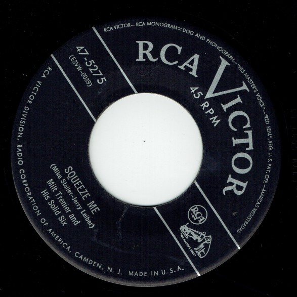 MILT TRENIER & HIS SOLID SIX "SQUEEZE ME / ROCK BOTTOM" 7"