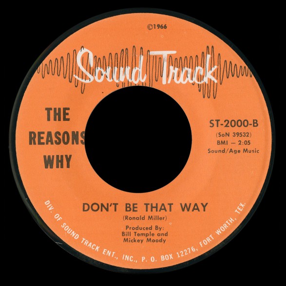 REASONS WHY "Don't Be That Way" / FANATICS "I Will Not Be Lonely" 7"