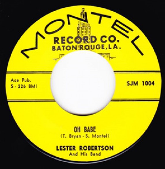 LESTER ROBERTSON "OH BABE /  MY HEARTS FOREVER YEARNING" 7"