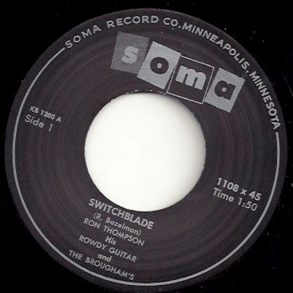RON THOMPSON "SWITCHBLADE / HOT NIGHT" 7"
