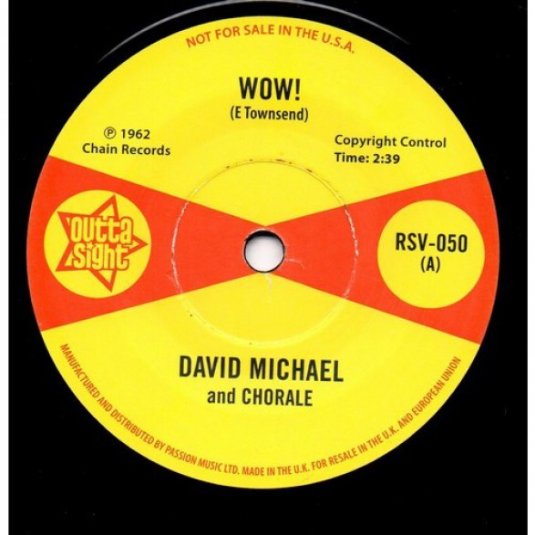 DAVID MICHAEL "Wow!" / HANK LEVINE "Image (Part 1)" 7"