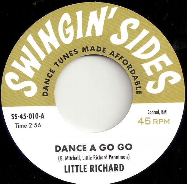 LITTLE RICHARD "Dance A Go Go" / SPYDER TURNER "Ride In My 225" 7"