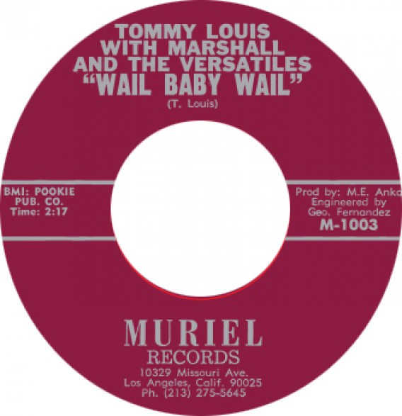 TOMMY LOUIS "WAIL BABY WAIL/ LOOKIE THERE" 7"