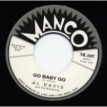 AL DAVIS "Go Baby Go/ Ricky Tic" 7"