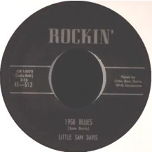 LITTLE SAM DAVIS "1958 BLUES/GOIN BACK HOME" 7"