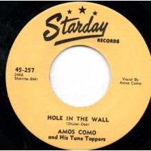 Amos Como & His Tune Toppers "Hole In The Wall/Heartbroken Lips" 7"