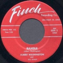 ALBERT WASHINGTON "RAMBLE/YOU GONNA MISS ME" 7"