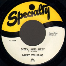 LARRY WILLIAMS "SLOW DOWN/DIZZY MISS LIZZY" 7"