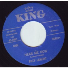 BILLY LaMONT "HEAR ME NOW/COME ON RIGHT NOW" 7"