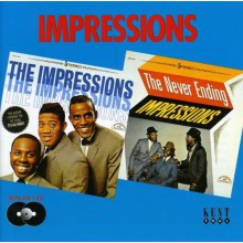 IMPRESSIONS "IMPRESSIONS/NEVER ENDING IMPRESSIONS" CD