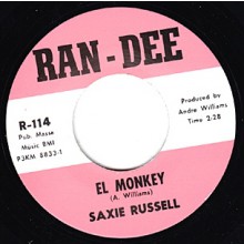 SAXIE RUSSELL "EL MONKEY / COME DANCE WITH ME" 7"
