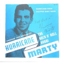 HURRICANE MARTY "Hurricane Rock/Calypso Baby Rock" 7"