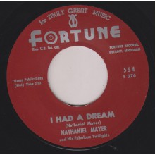 NATHANIEL MAYER "I HAD A DREAM/ I’M GONNA CRY" 7"