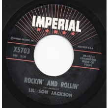 T-BONE WALKER "TRAVELIN’ BLUES" / LIL’ SON JACKSON "ROCKIN’ & ROLLIN" 7"