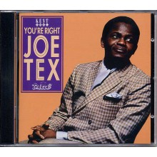 JOE TEX "YOU'RE RIGHT" CD