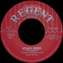 TOMMY BROWN "ATLANTA BOOGIE / HOUSE NEAR THE RAILROAD TRACK" 7"